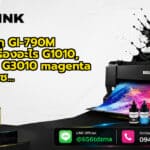 ตลับหมึก GI-790M ใช้กับเครื่องอะไร G1010, G2010, G3010 magenta เช็คก่อนซ…