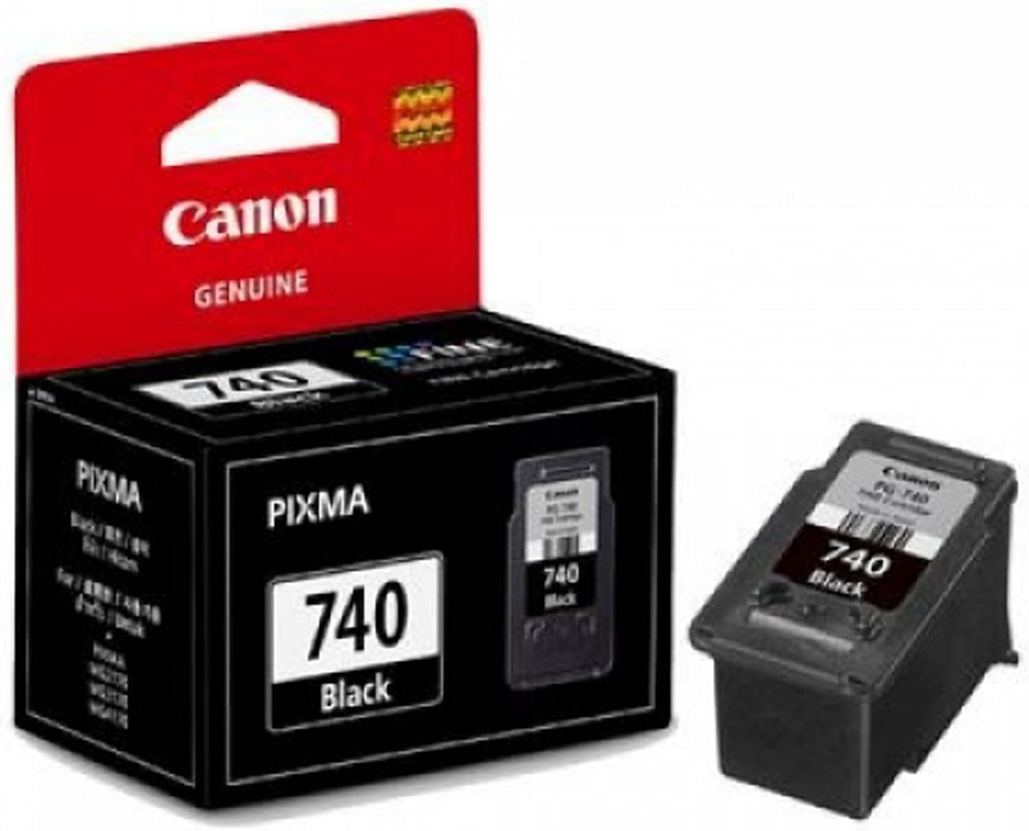 กล่องตลับหมึก Canon PG-740 Black ของแท้ ใช้เทียบรุ่นก่อนส่งขาย
